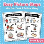 Cooking & Craft Visual Recipes – 50 Seasonal Picture Recipes for Kids | Speech Therapy Cooking Activities, Sequencing & Following Directions | Preschool–3rd Grade - Image 2