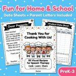 Cooking & Craft Visual Recipes – 50 Seasonal Picture Recipes for Kids | Speech Therapy Cooking Activities, Sequencing & Following Directions | Preschool–3rd Grade - Image 3