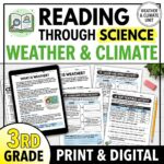 Weather and Climate Reading Passages and Comprehension Activities | 3rd Grade Science