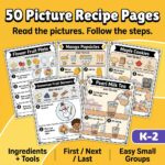 Cooking & Craft Visual Recipes | Seasonal Dessert & Drink Shop Activities | Speech Therapy & Life Skills | PreK-2 - Image 2