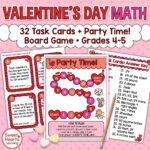 Valentine's Day Literacy & Math Centers (Grades 4-5) - Image 3