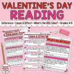 Valentine's Day Literacy & Math Centers (Grades 4-5) - Image 4