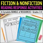 Short title for tile/search: "Reading Response Activities Bundle – Fiction & Nonfiction – Grades 3-5