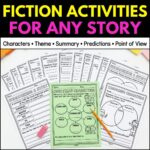 Short title for tile/search: "Reading Response Activities Bundle – Fiction & Nonfiction – Grades 3-5 - Image 3