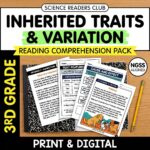 Inherited Traits Reading Passages & Activities — 3rd Grade Science Reading (NGSS-Aligned)