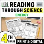 Reading Through Science: ENERGY | 4th Grade Reading Passages & Activities | NGSS