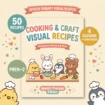 Cooking & Craft Visual Recipes — 50 Animal-Themed Visual Recipes for Speech Therapy (PreK–2)