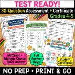 ELA Figurative Language Bundle | Notes Practice Sorting Cards Assessment | 4th 5th Grade - Image 5