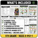 5th Grade Reading Comprehension Passages | Atoms and Molecules Science Unit | Print & Digital - Image 2