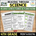 Plant Structures & Function Reading Comprehension Passages | 4th Grade NGSS Science Reading