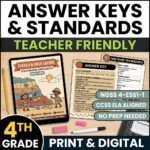 Fossils and Rock Layers Reading Passages & Activities | 4th Grade Science Reading Comprehension | NGSS 4-ESS1-1 | Answer Keys Included - Image 5